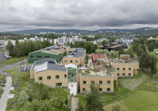 Oversiktsfoto av Furuset hageby.