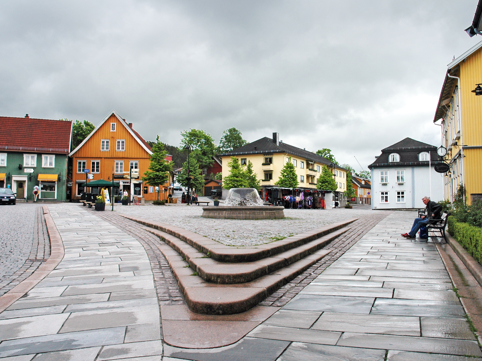 Torget i Drøbak