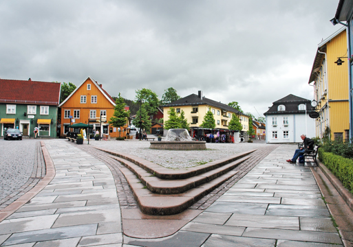 Torget i Drøbak