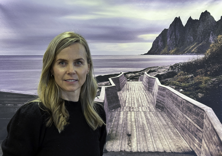 Foto av Silje Myhre Amundsen, ny leder for Nasjonale turistveger, Statens vegvesen.