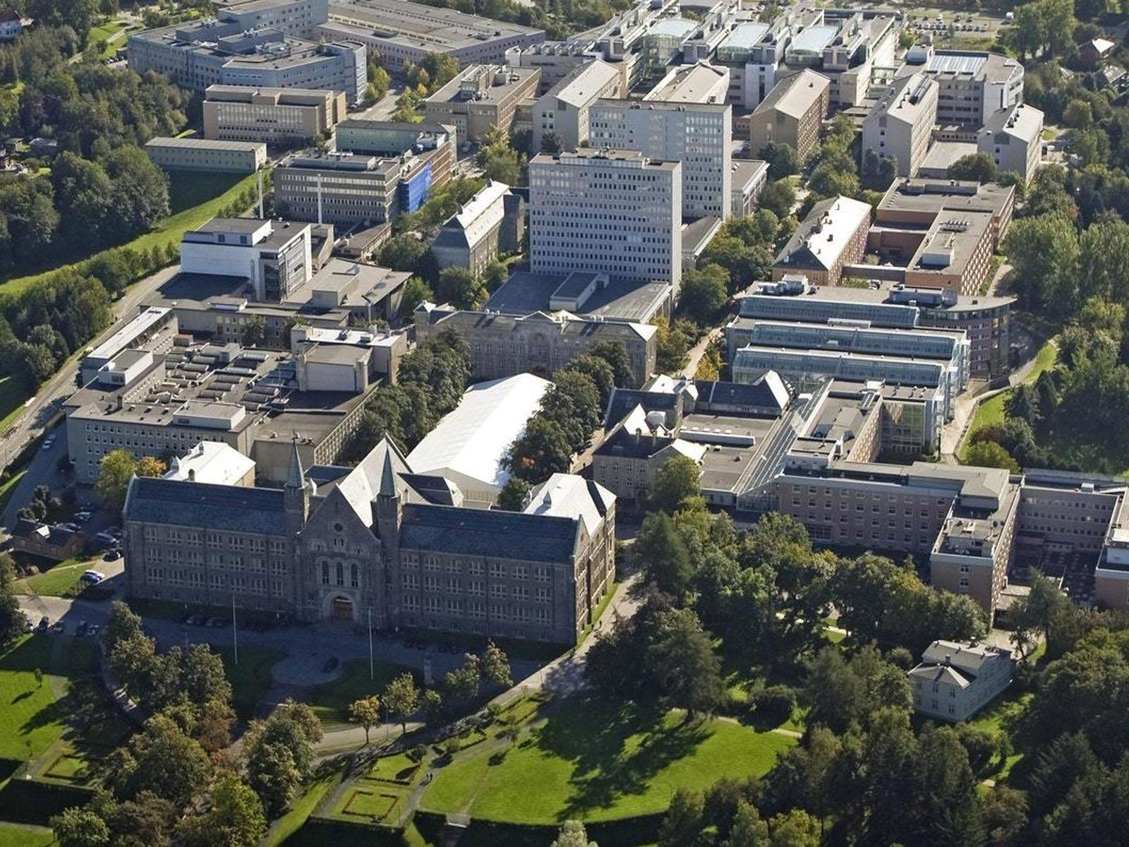 Oversiktsfoto av NTNU