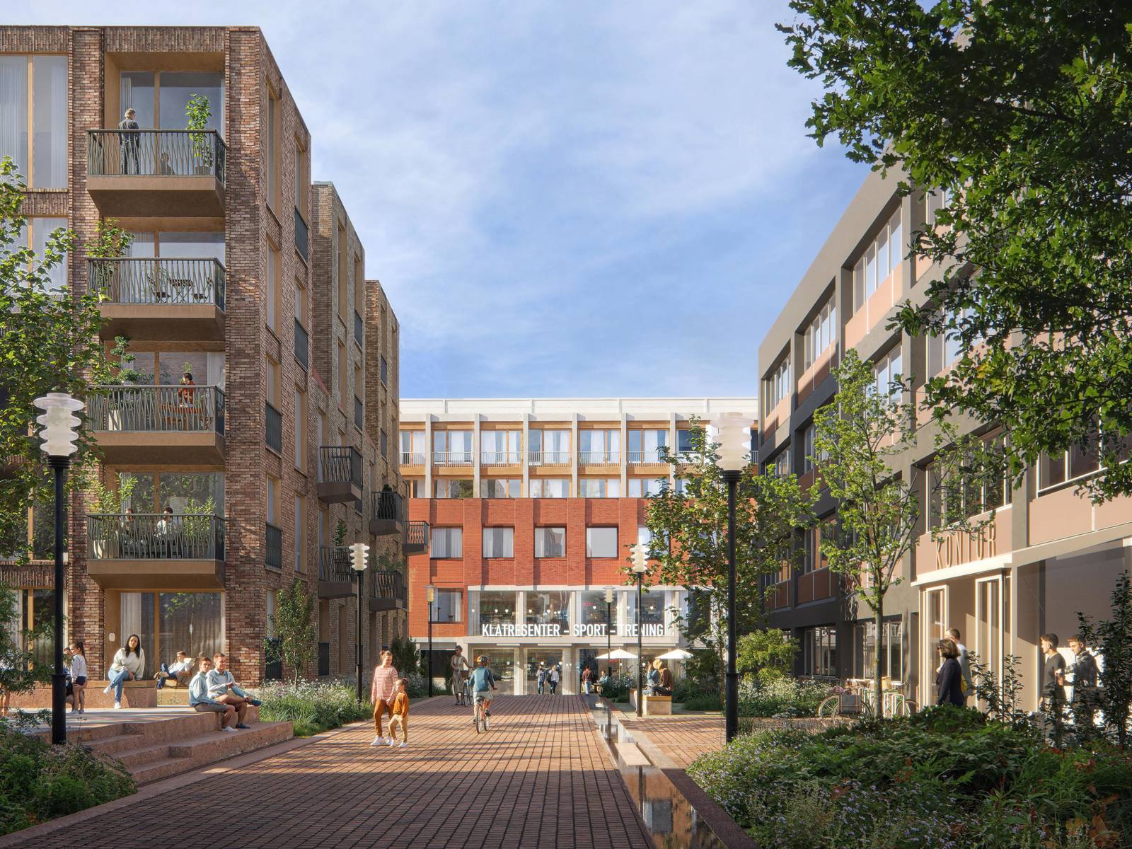 Skullerudbyen skal bli et urbant sentrum med butikker, kafeer og kobling til T-banen.