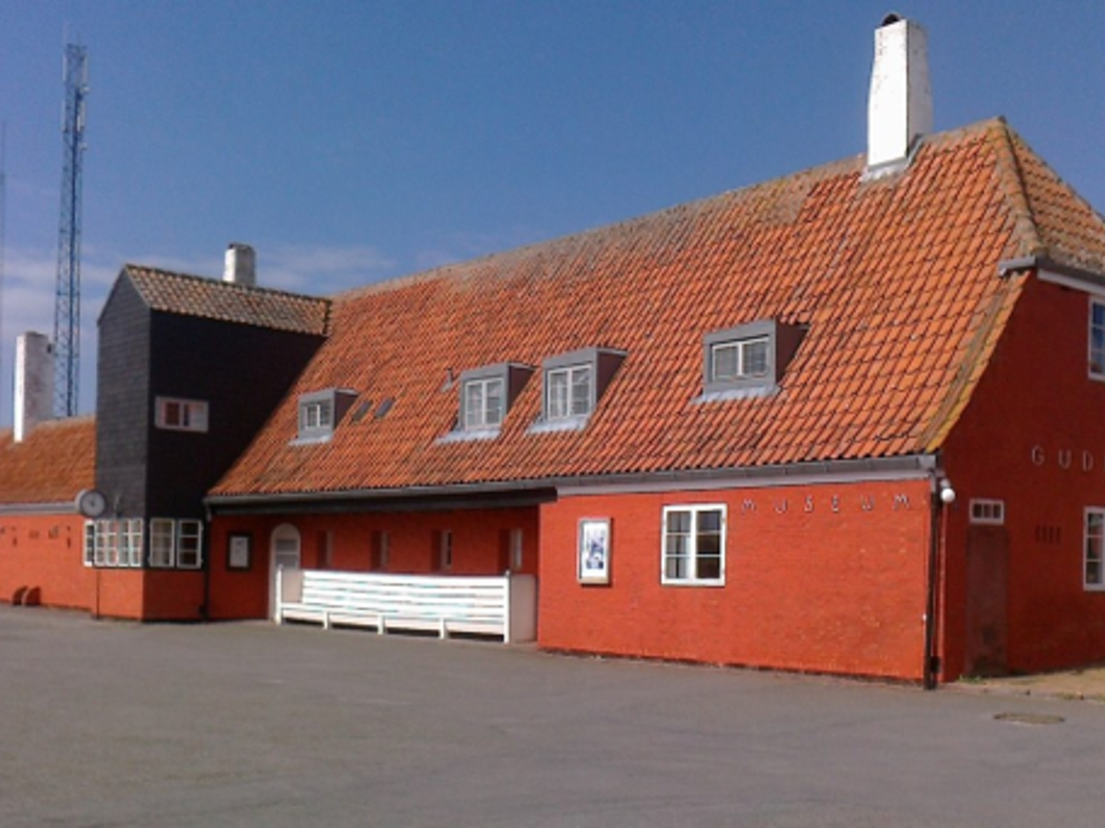Gudhjem Station i Danmark