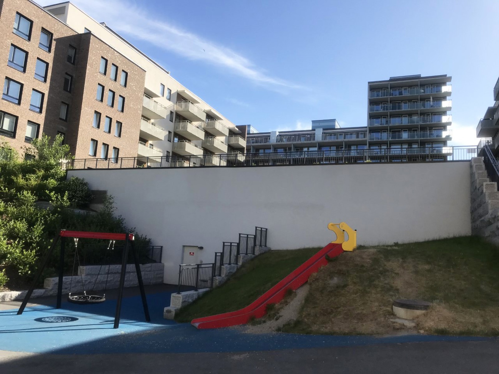 Foto av lekeplass på Grefsen
