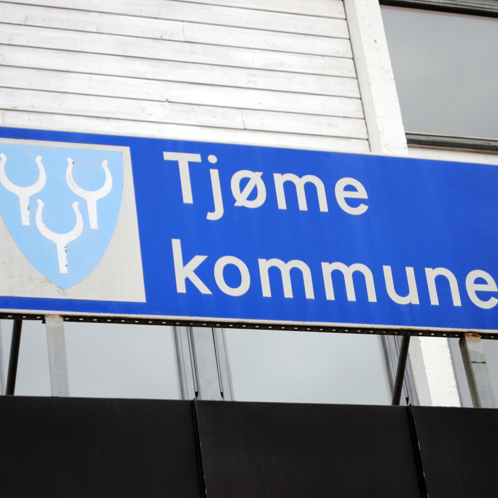 Tjøme kommune veiskilt