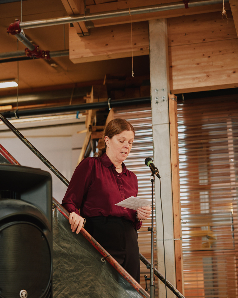 Emma Nilsson holder tale