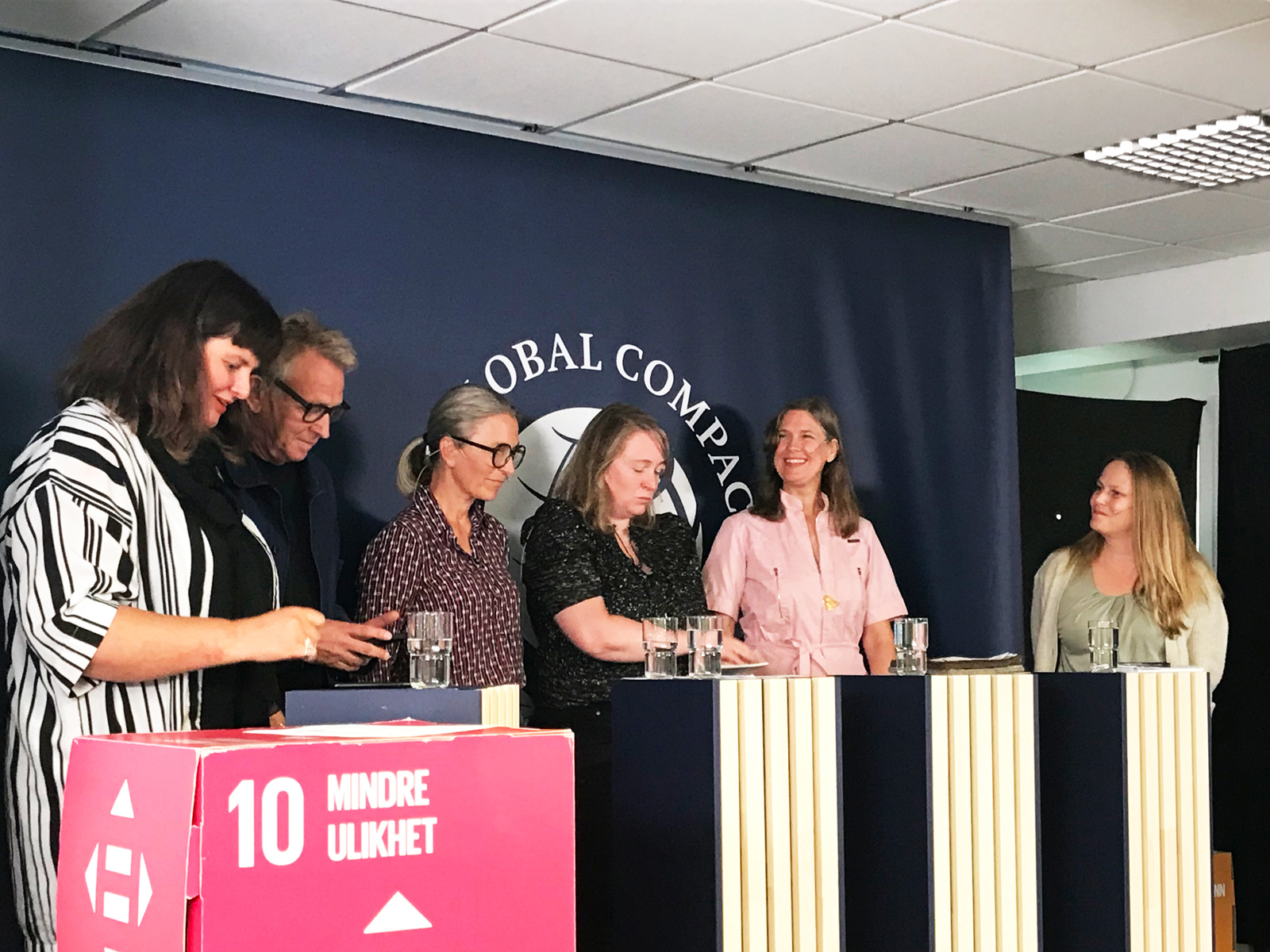 Foto av interiørdebatt i Arendal