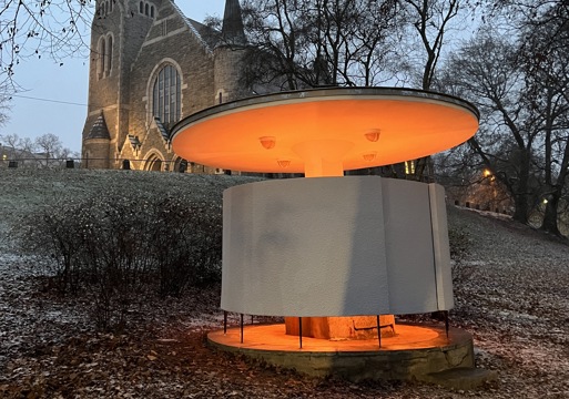 Pissoar i park i Oslo