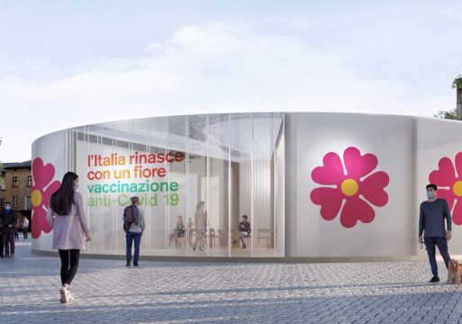 Render av forslag til vaksinesenter