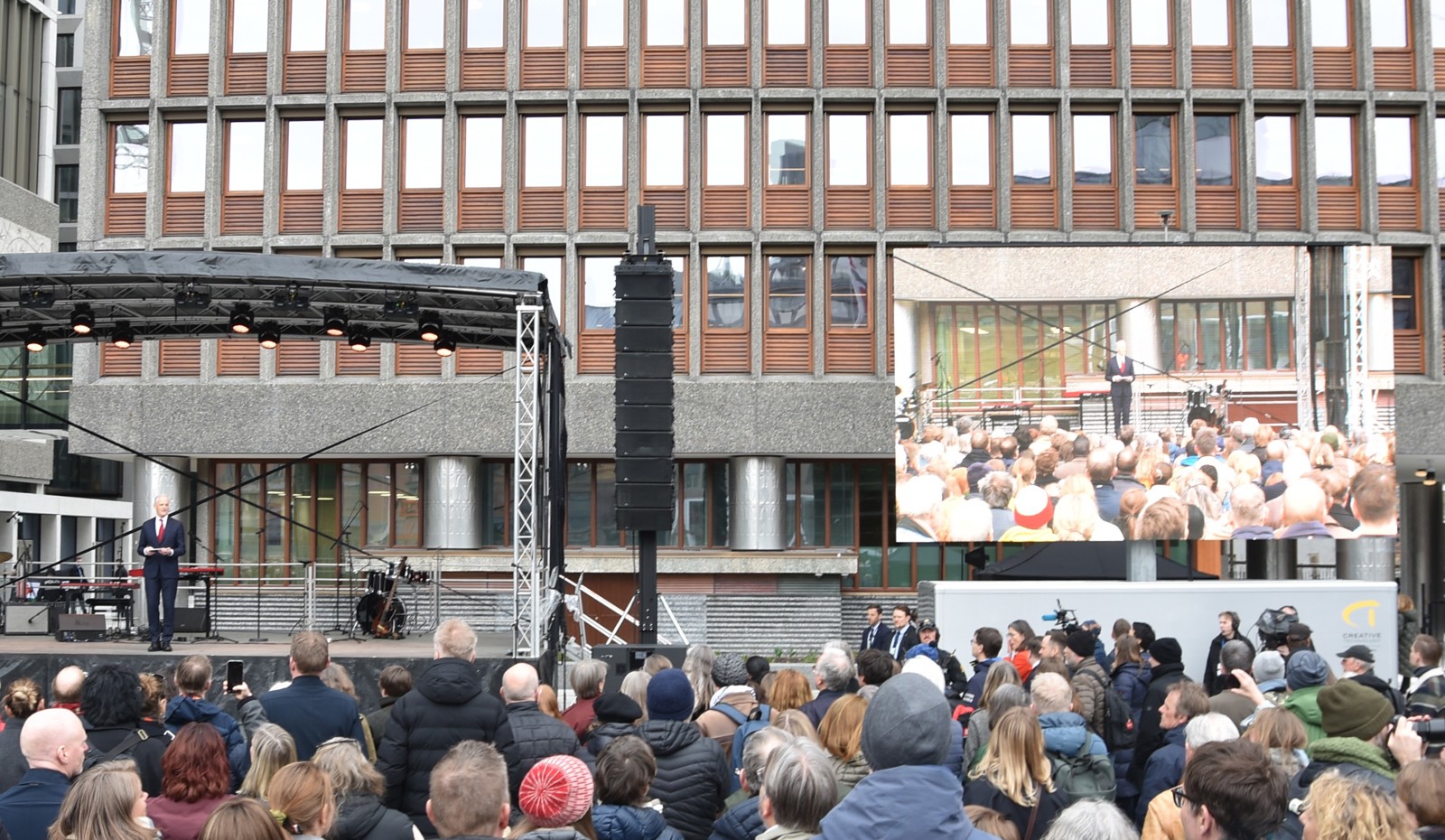 Jonas Gahr Støre under åpming RKV