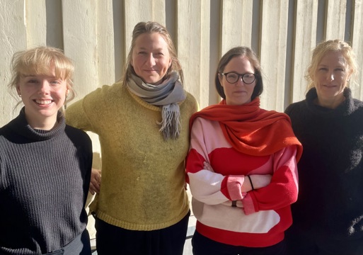 Fra venstre: Kristina Kjønigsen, Eva Storrusten, Hanna Dencik Petersson og Janeche Bull Borander. Foto