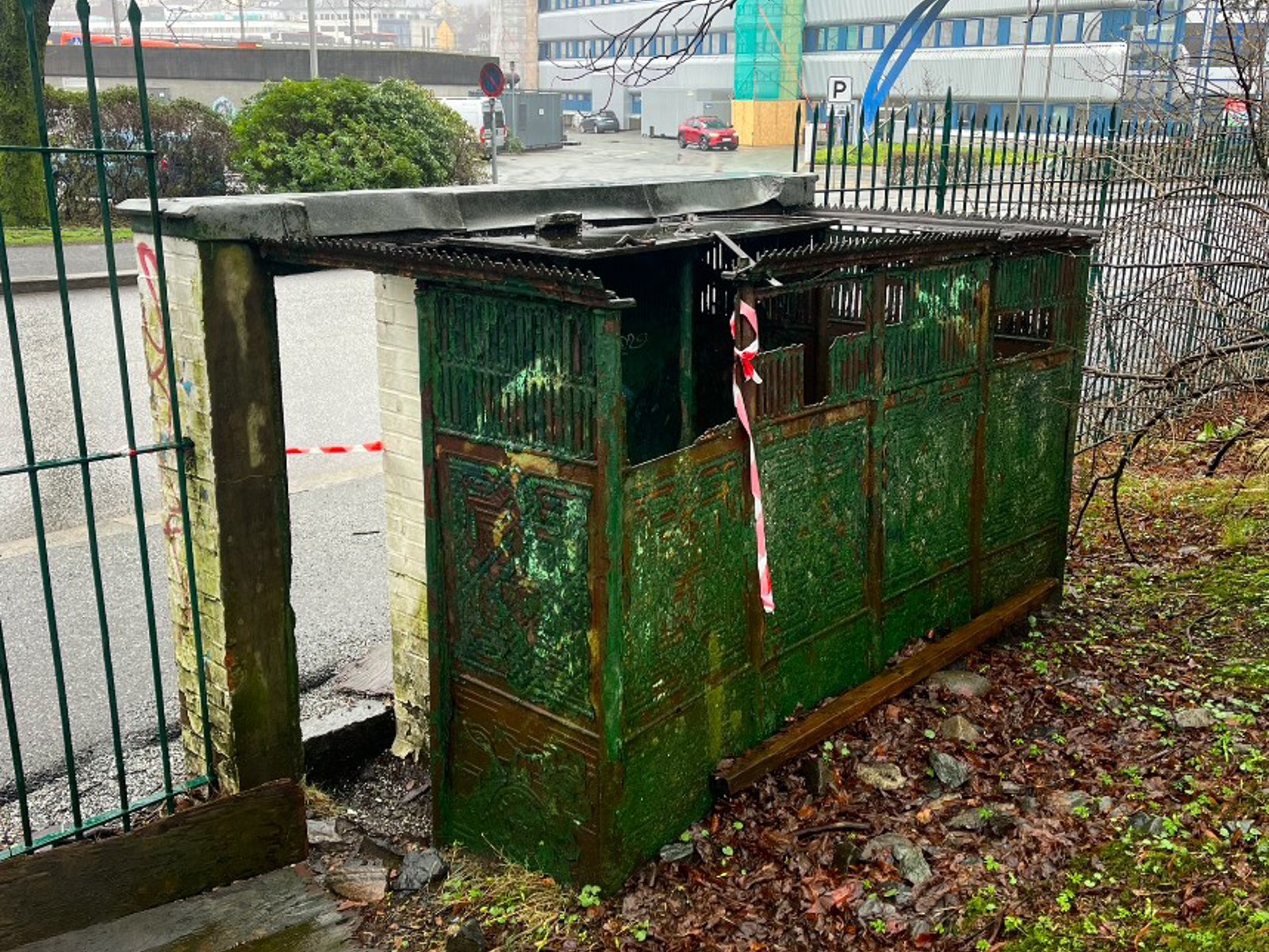 Det grønne pissoaret i Nygårdsparken i Bergen