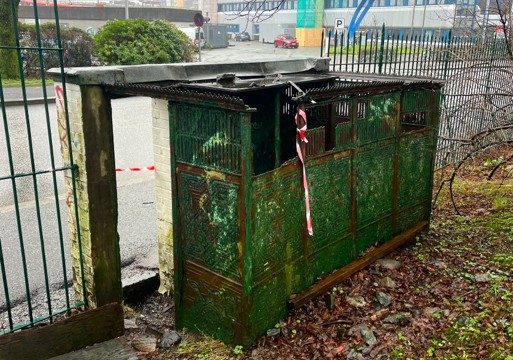 Det grønne pissoaret i Nygårdsparken i Bergen