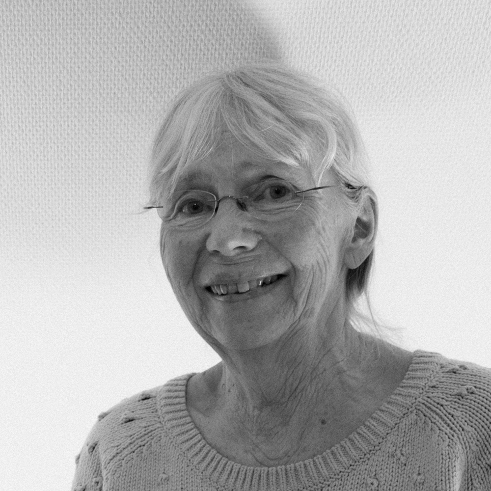 Svart hvitt portrett foto av Rose Marie Steinsvik.