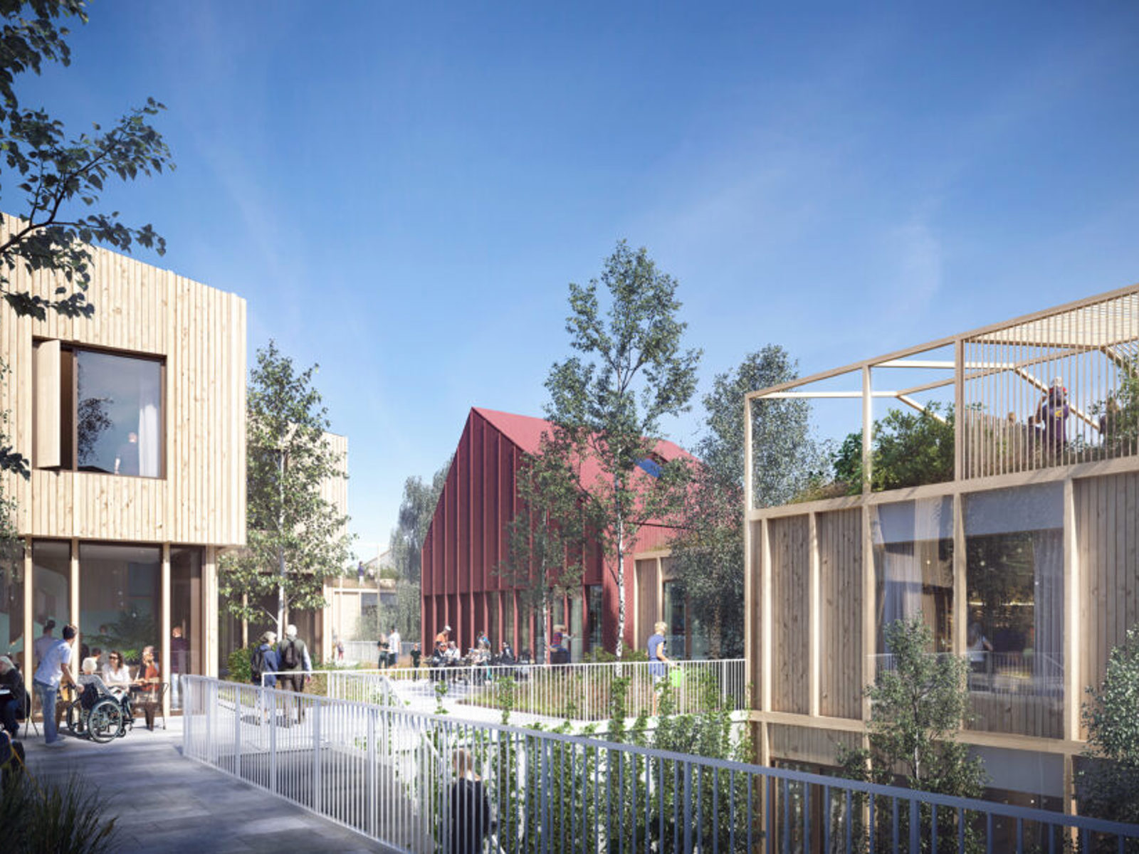 Illustrasjon av Furuset hageby