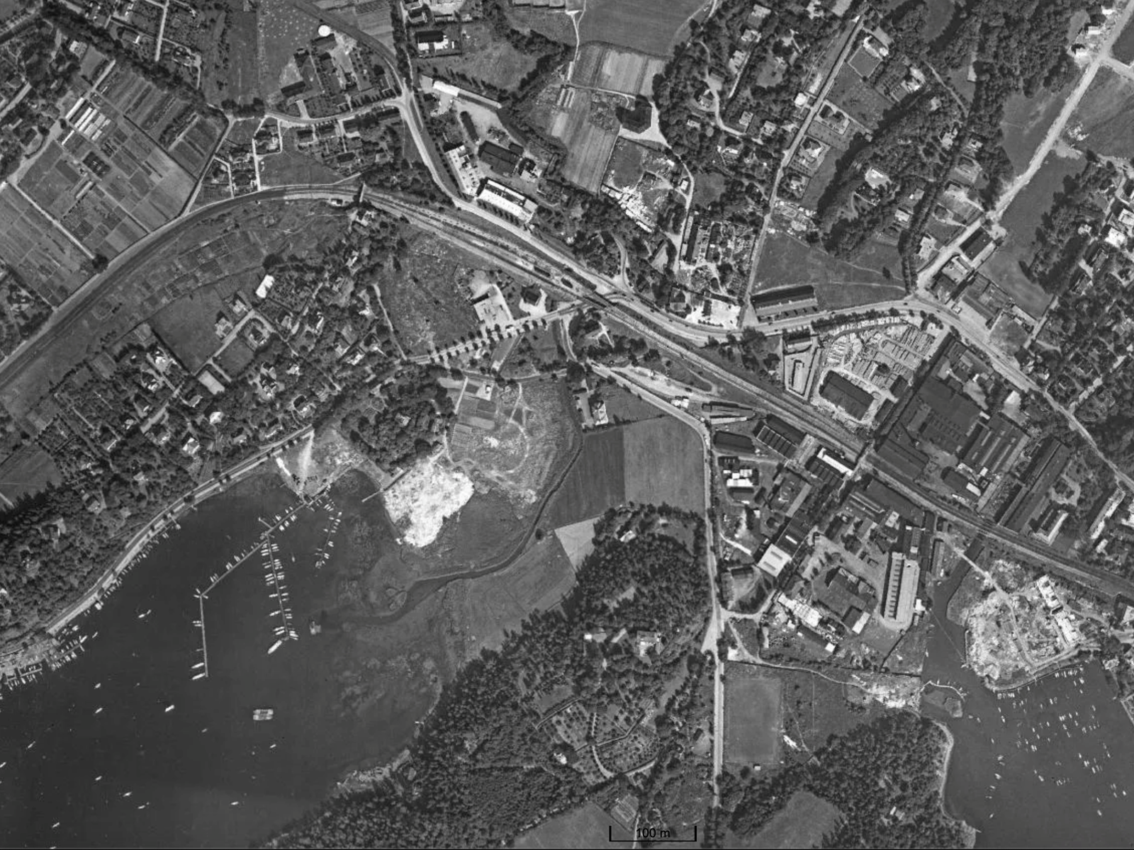 Foto av Bestumkilen 1937