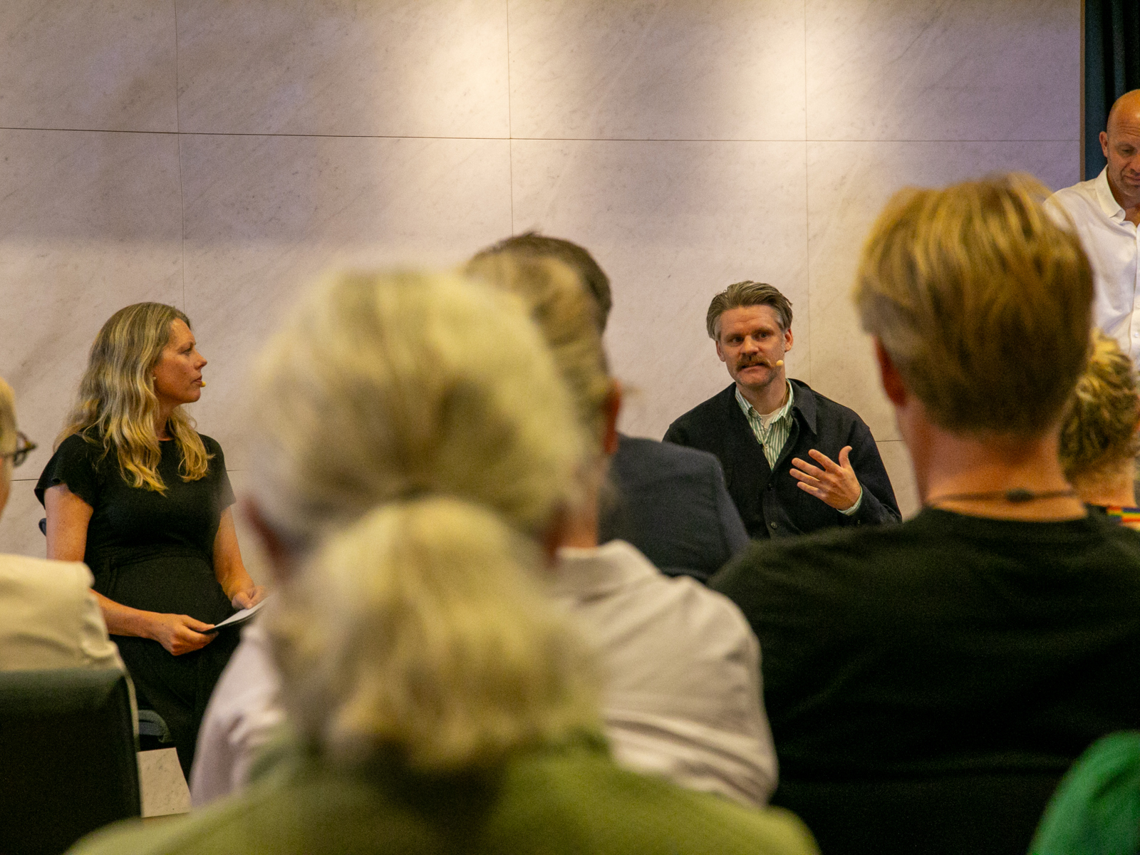 Erlend Sjåvik Gro Sandkjær Hanssen på Arendalsuka 2025