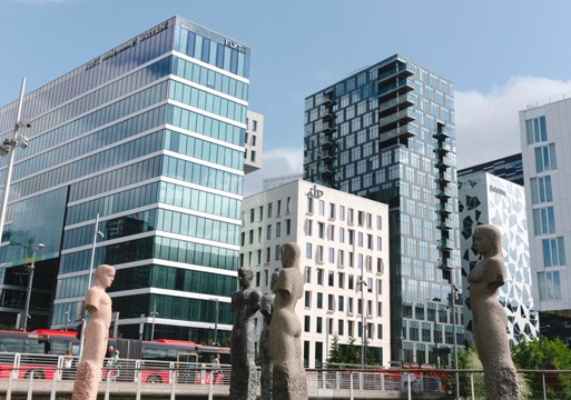 Den skitne byen-Oslo. Foto.