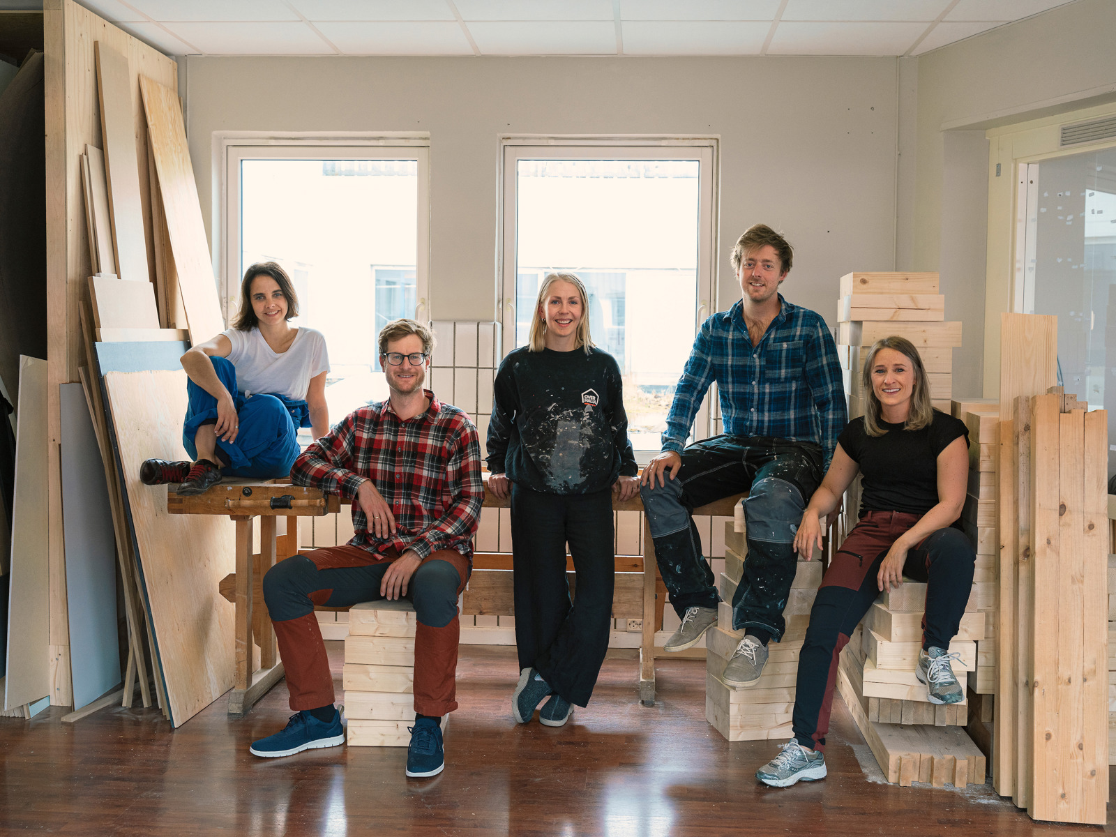 Arkitektkontor på kontoret