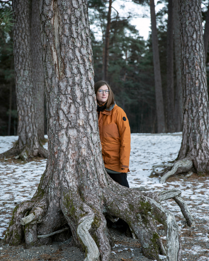Portrett i en skog