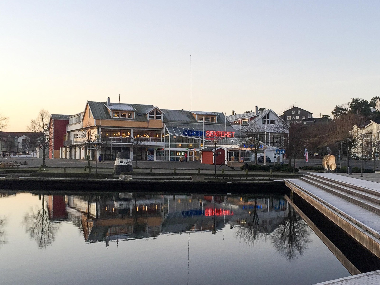 Foto av Oddensenteret før det ble bygget om.