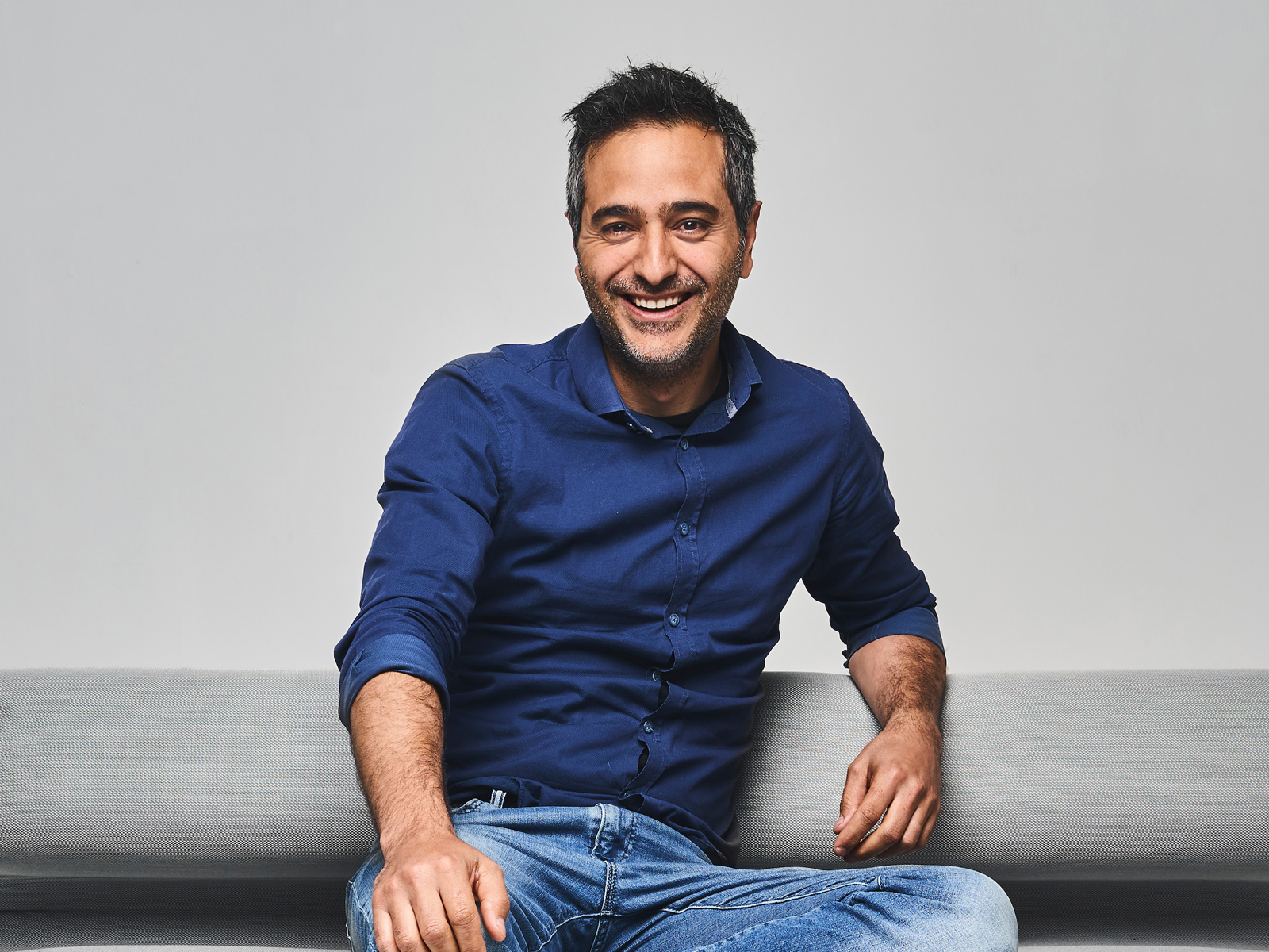 Portrett av Yashar Hanstad, partner i Agraff arkitektur