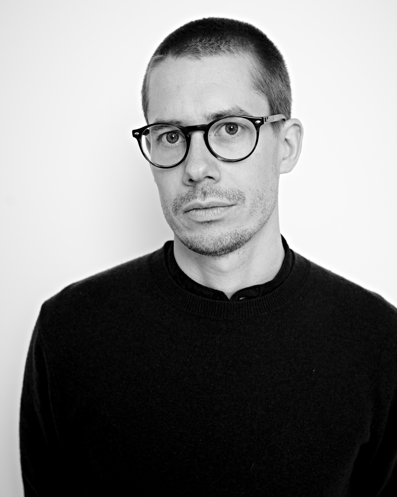 Portrett av Hans Kristian Hagen, svart hvit. Foto.