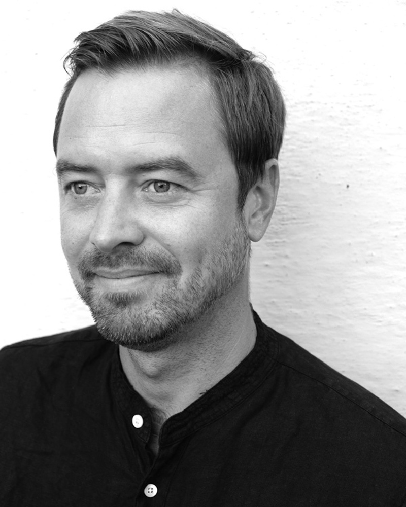 Portrett av Pål Dixon Sandberg, svart hvitt foto.