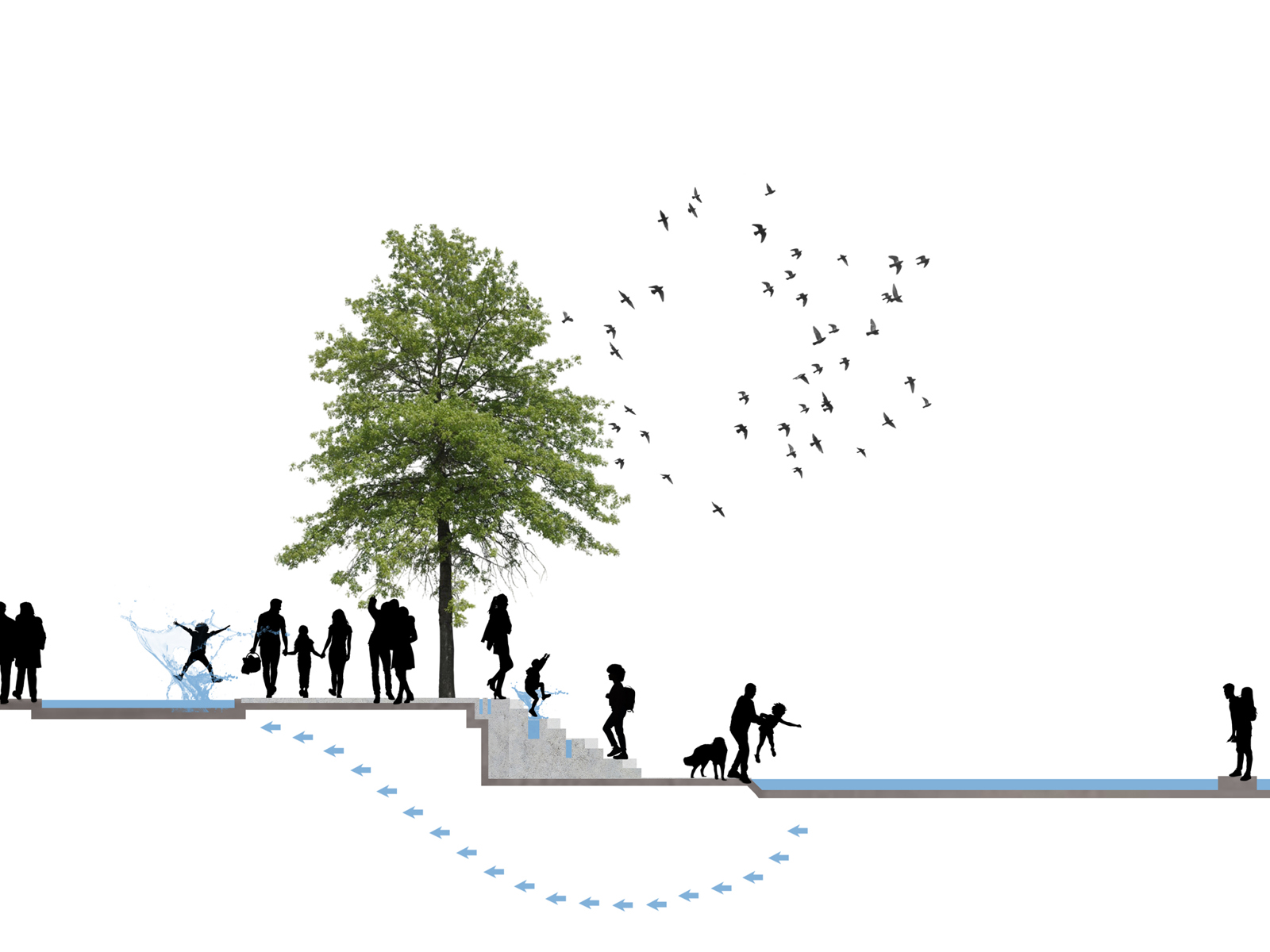 Illustrasjon som viser snitt