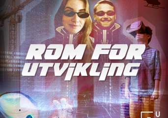 Illustrasjon til podcasten "rom for utvikling"