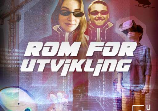 Illustrasjon til podcasten "rom for utvikling"