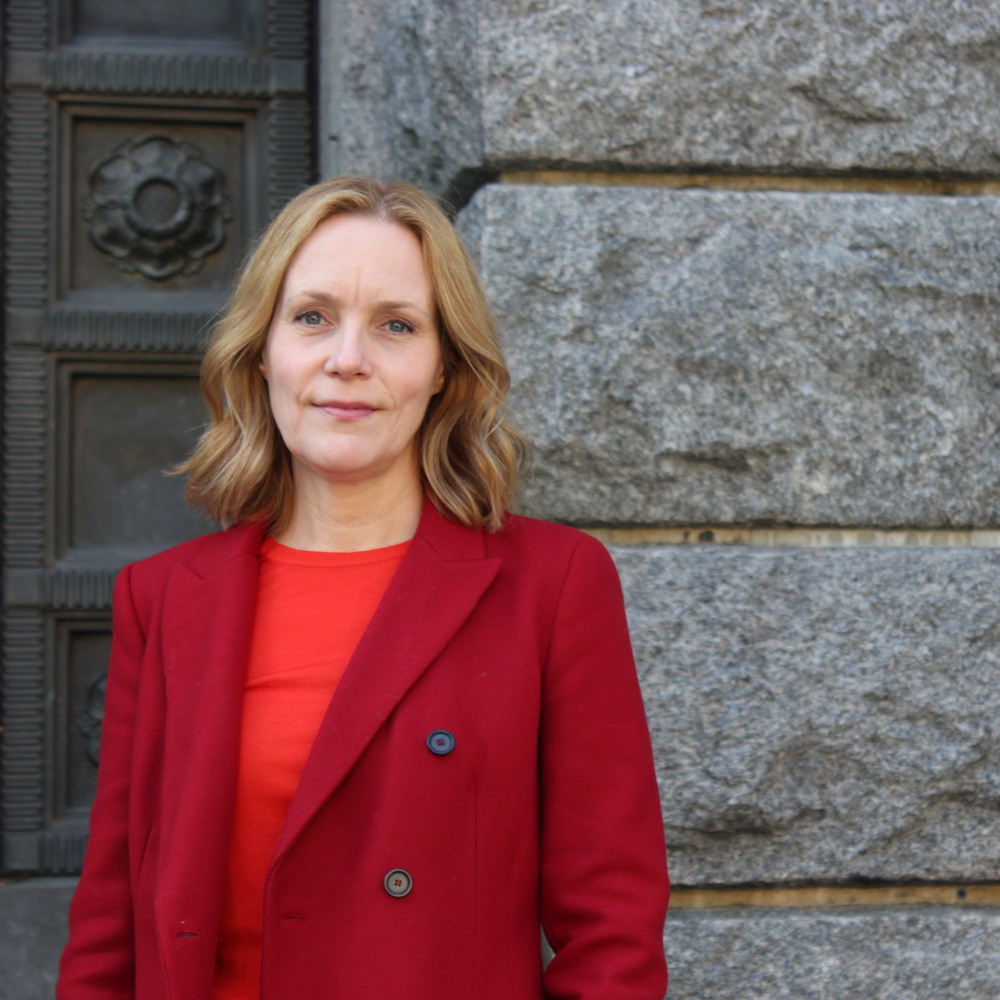 Portrett av Riksantikvar Hanna Geiran.