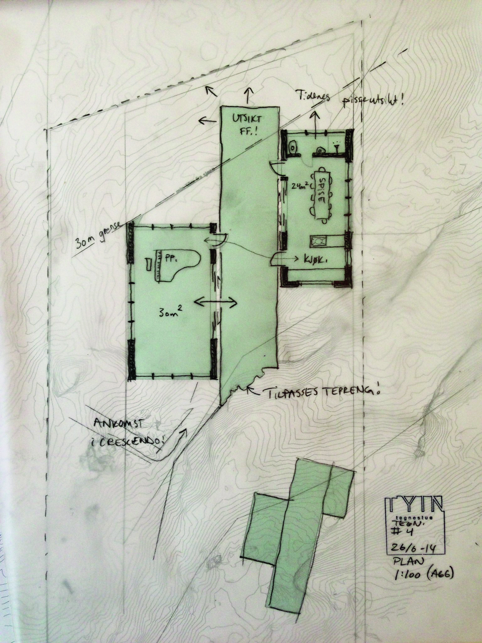 Skisse plan.