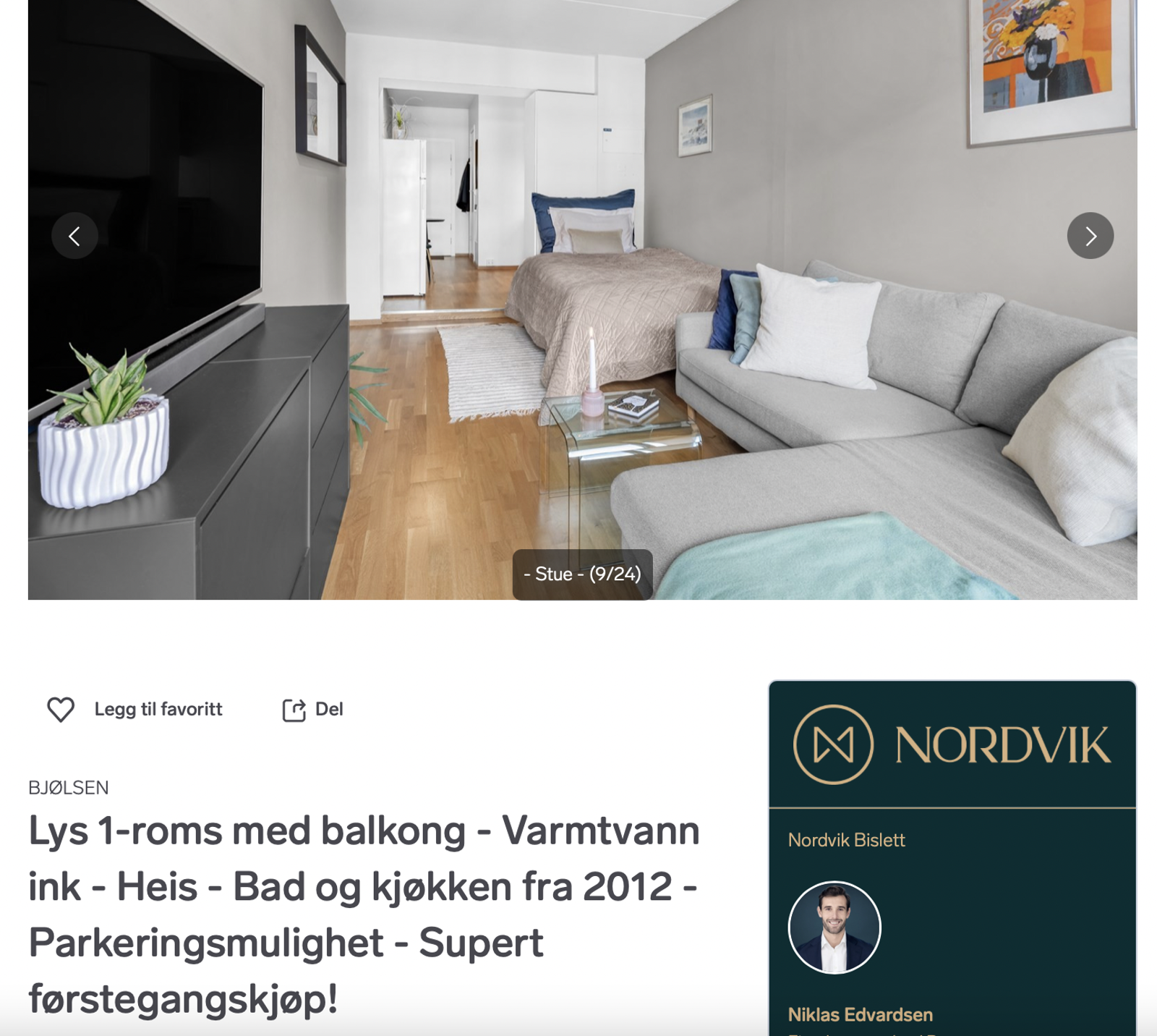 Små Leiligheter 27 kvadrat 