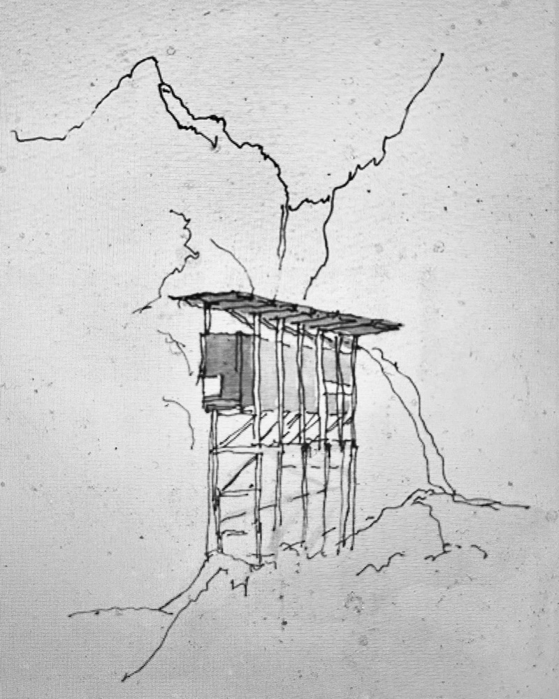 Tegning av Almannajuvet