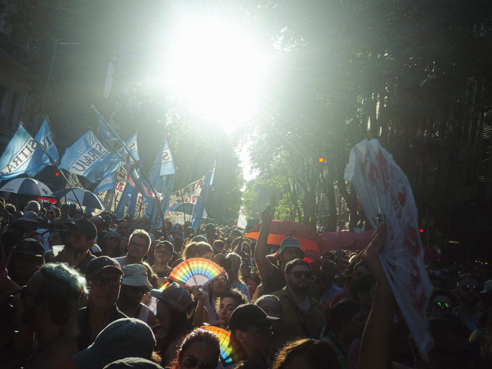 Buenos Aires. Demonstrasjon.