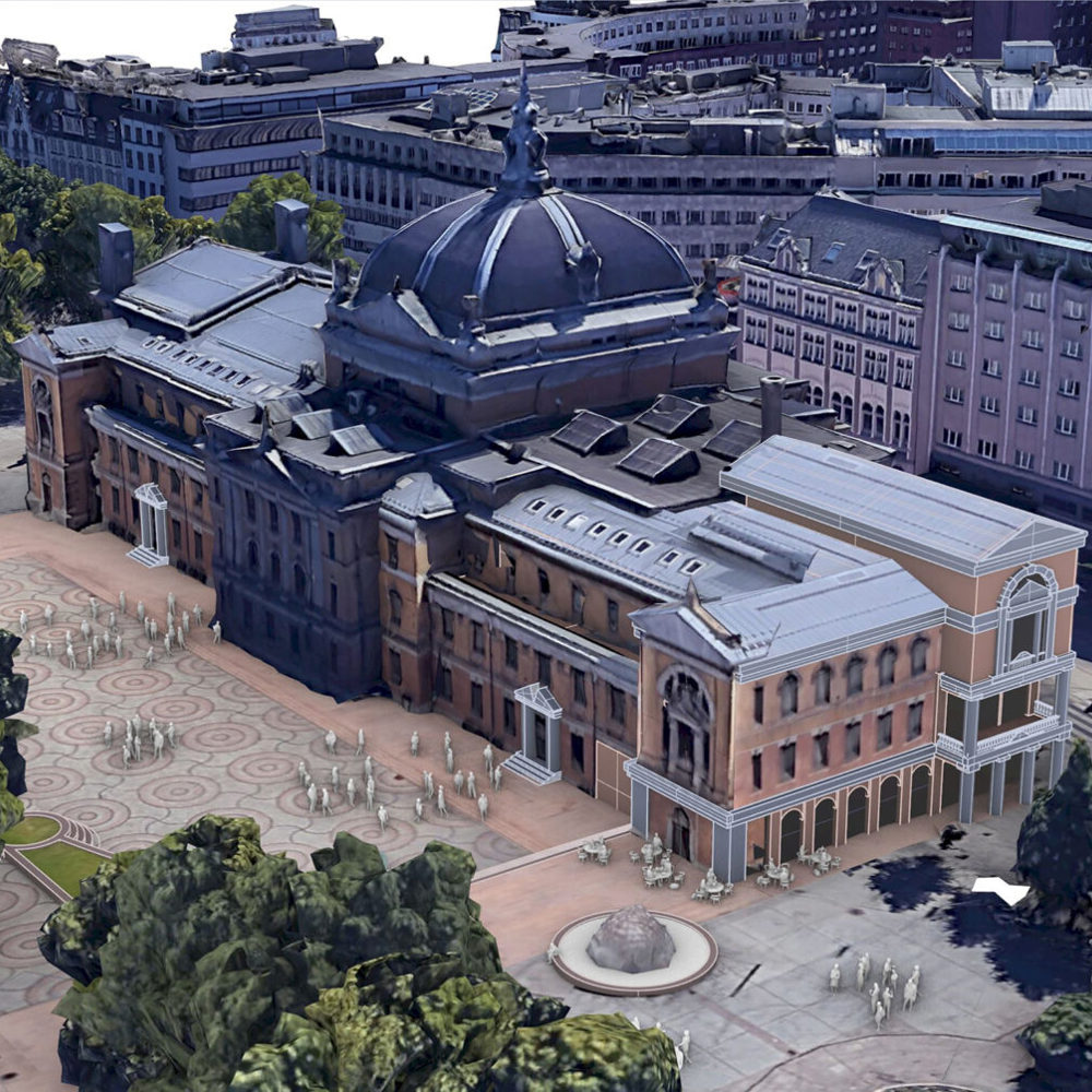 Ny Fasade Motnationaltheatret Stasjon LPO Arkitekter