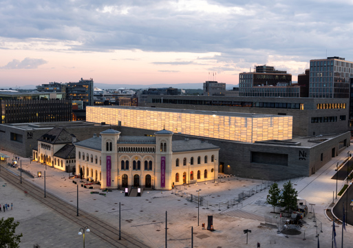 Oversiktsfoto av Nasjonalmuseet
