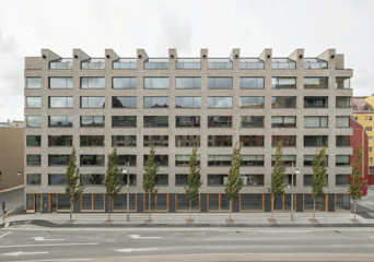 Kontorbygget Merkurhuset i Göteborg, tegnet av Bornstein Lyckefors arkitekter. Foto.